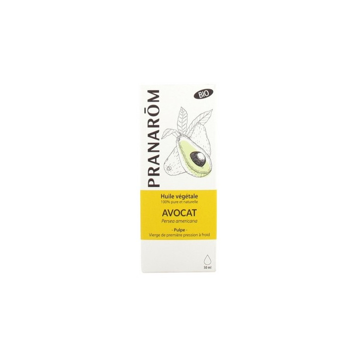 Huile Végétale d'Avocat Bio 50 ml