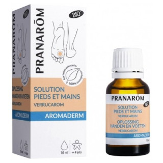 Aromaderm Solution Pieds et Mains Bio - Traitement naturel contre les verrues