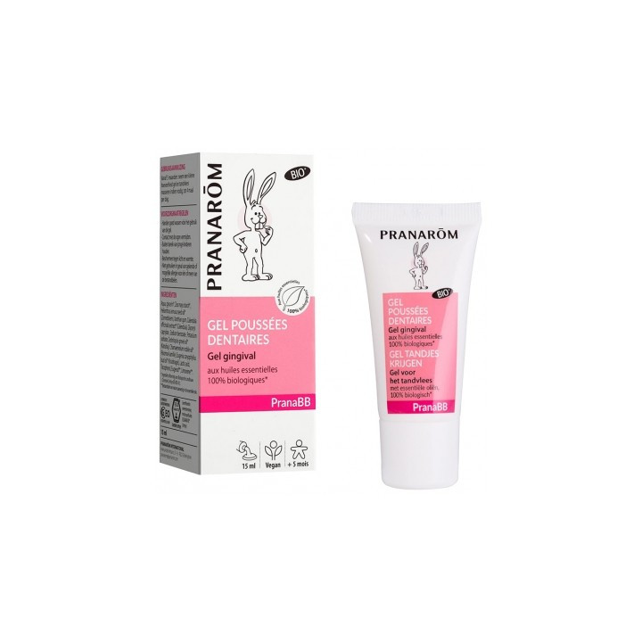 Gel Gingival Bio PranaBB - Soulagement naturel pour les premières dents