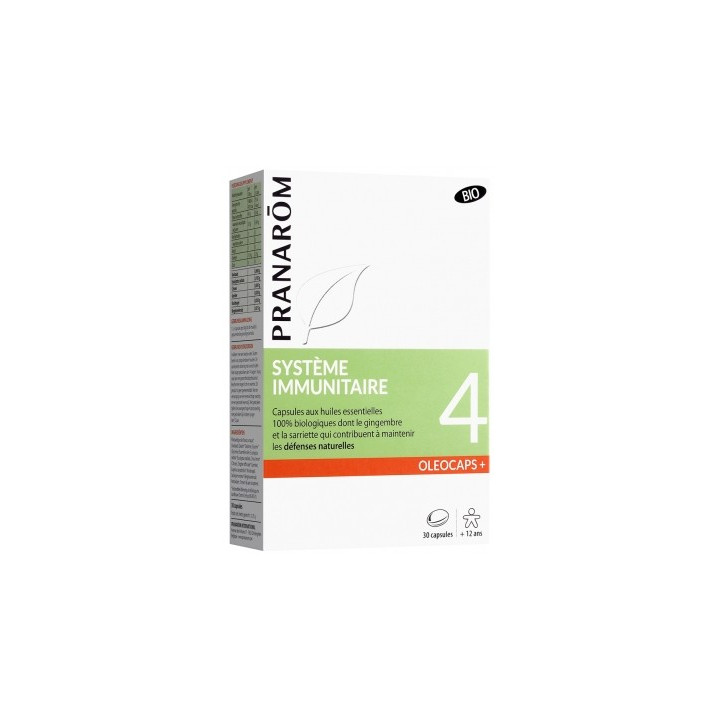 Oléocaps+ 4 Système Immunitaire Bio - Complément alimentaire