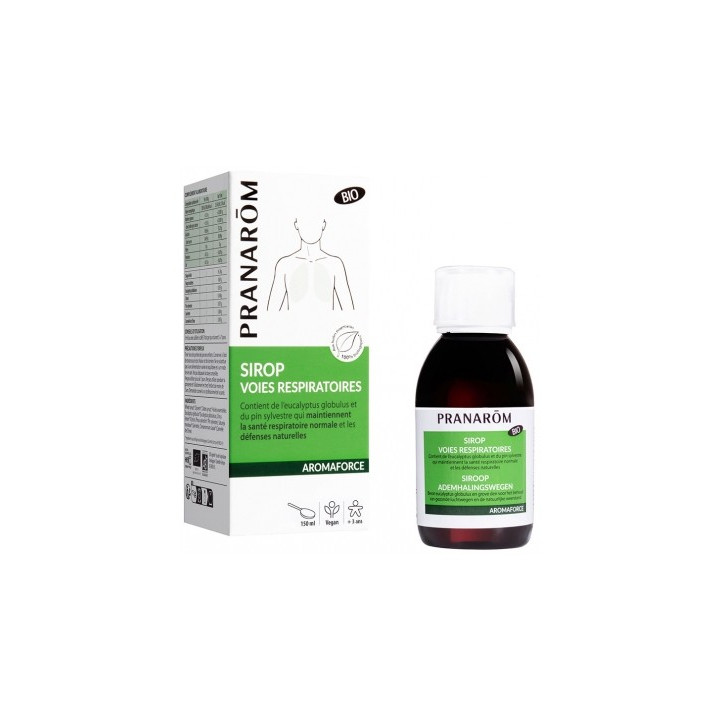 Sirop Voies Respiratoires Bio 150 ml - Pranarôm Aromaforce