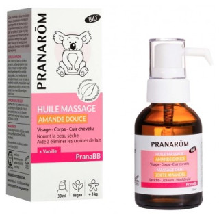 Huile de Massage Amande Douce Bio PranaBB