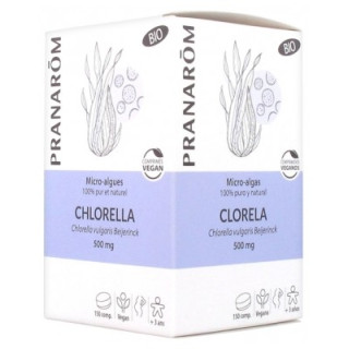 Chlorella Bio Pranarôm - Complément Alimentaire Végétal