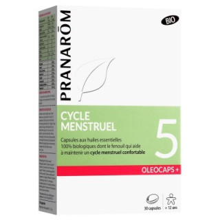 Pranarôm Oléocaps+ 5 Cycle Menstruel Bio