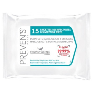 Lingettes désinfectantes Preven's - Hygiène quotidienne