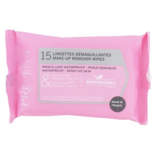 Lingettes démaquillantes Preven's - Démaquillage waterproof