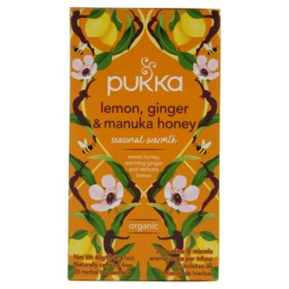 Tisane Pukka Citron Gingembre et Miel de Manuka Bio