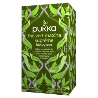 Thé Vert Matcha Suprême Bio Pukka - 20 Sachets