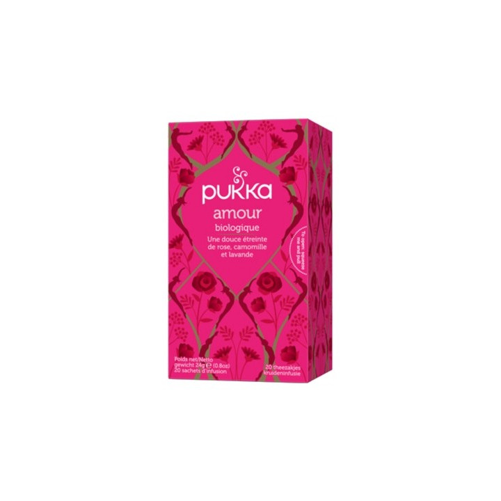 Tisane Amour Bio de Pukka - Infusion de fleurs biologiques