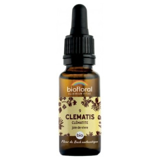 Fleurs de Bach 09 Clematis Bio 20 ml - Complément alimentaire