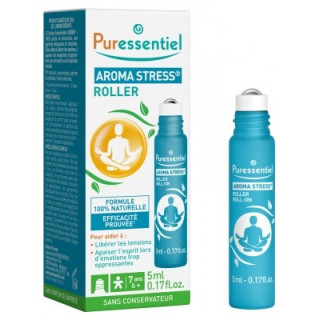 Roller Aroma Stress Puressentiel - 12 huiles essentielles