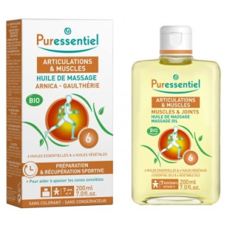 Huile de Massage Bio pour Articulations et Muscles