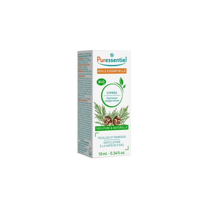 Huile Essentielle de Cyprès Bio Puressentiel 10 ml