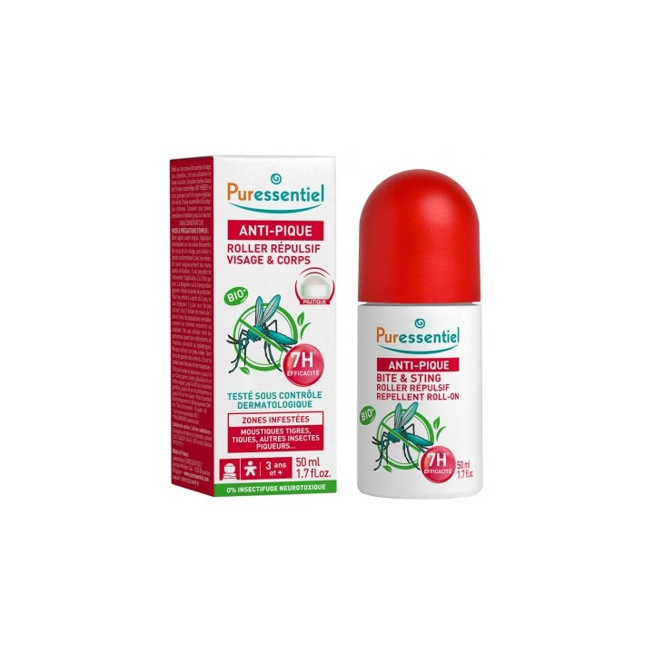 Roller Répulsif Visage & Corps Anti-Pique Puressentiel