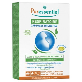 Puressentiel Respiratoire Bronches Bio - Complément alimentaire
