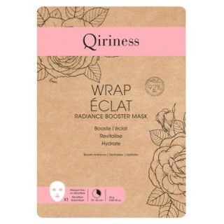 Masque tissu Qiriness Wrap Éclat pour un teint éclatant