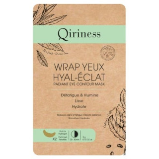Qiriness Wrap Yeux Hyal-Éclat - Patchs anti-âge pour les yeux