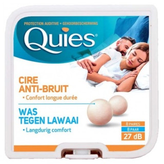 Quies Protection Auditive à la Cire - 8 Paires