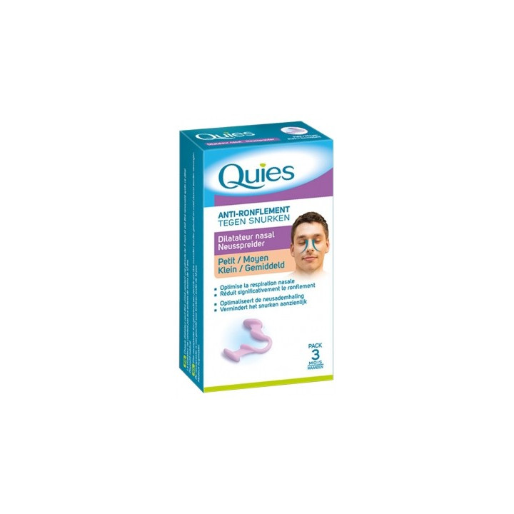 Dilatateur nasal Quies pour réduire les ronflements