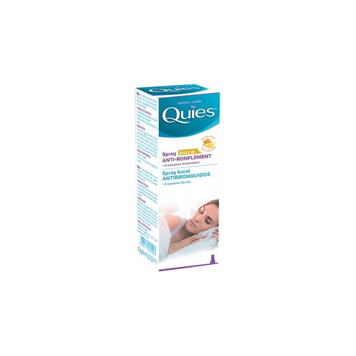 Quies Anti-Ronflement - Spray buccal pour réduire les ronflements