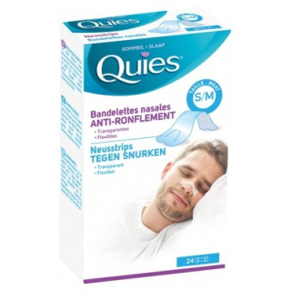 Quies Anti-Ronflement 24 Bandelettes Nasales