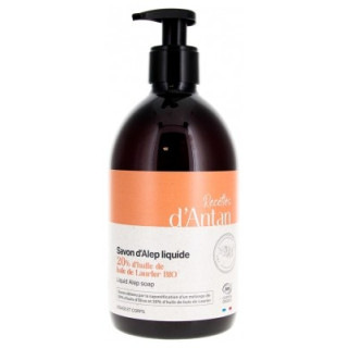 Savon d'Alep Liquide 20% Bio - Recettes d'Antan
