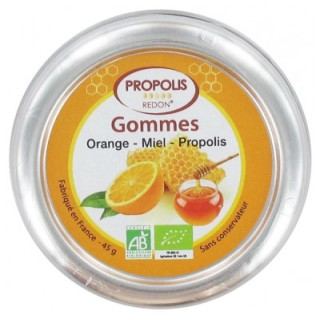 Gommes Redon Propolis Orange Miel pour maux de gorge