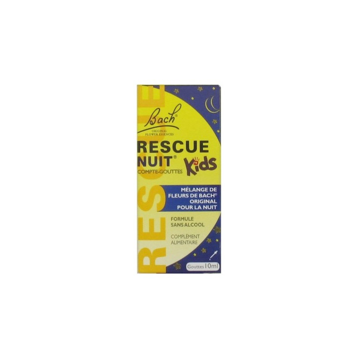 Rescue Bach Kids Nuit Compte-Gouttes 10 ml