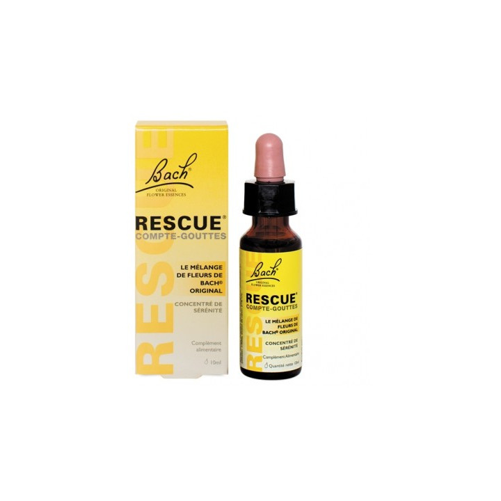 Rescue Bach Compte-gouttes 10 ml - Anti-stress naturel