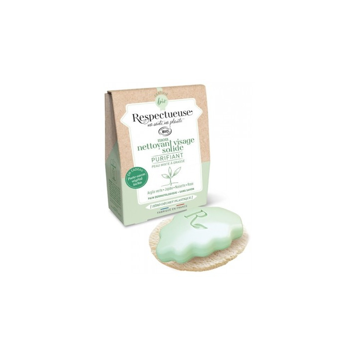 Nettoyant Visage Solide Purifiant Respectueuse