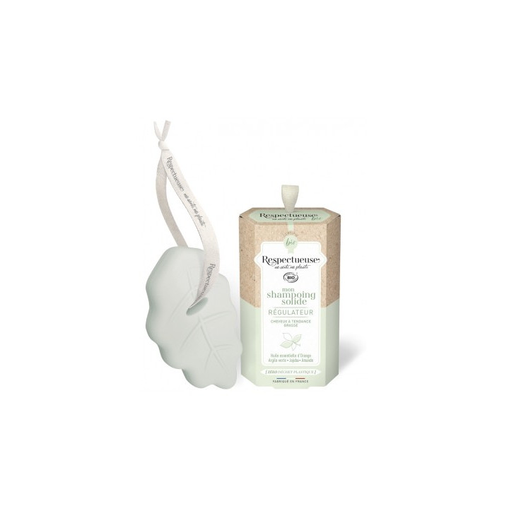 Shampooing solide régulateur bio Respectueuse