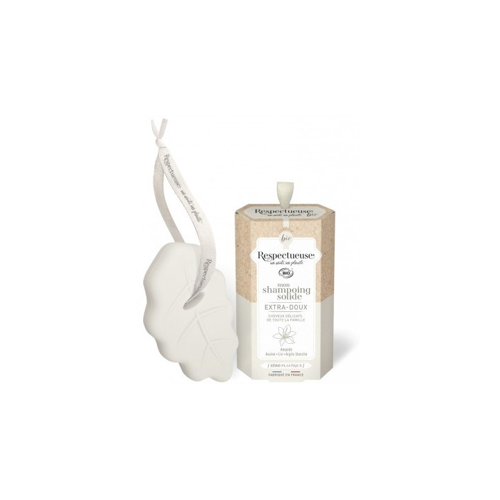 Shampoing solide extra-doux bio Respectueuse 75g