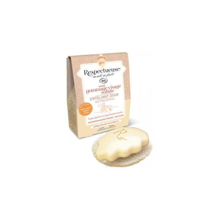 Gommage Visage Solide Exfoliant Doux - Respectueuse