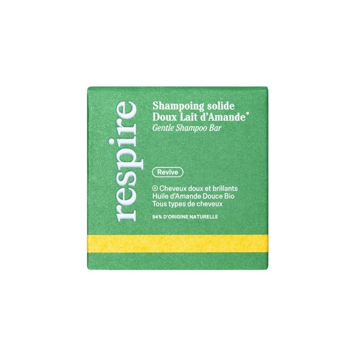 Shampoing Solide Respire 75g - Soins capillaires naturels