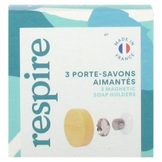 Respire 3 Porte-Savons Aimantés - Salle de bain écologique