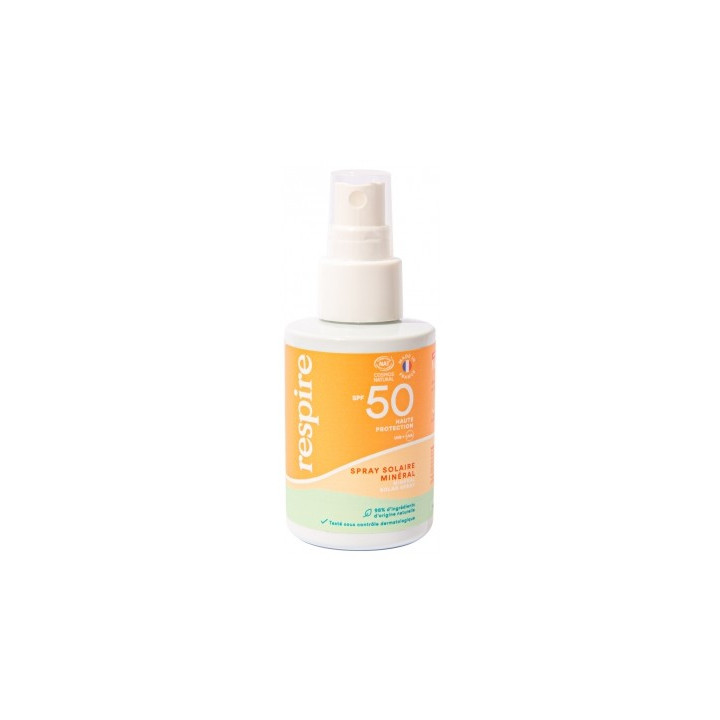 Spray Solaire Minéral SPF50 Respire