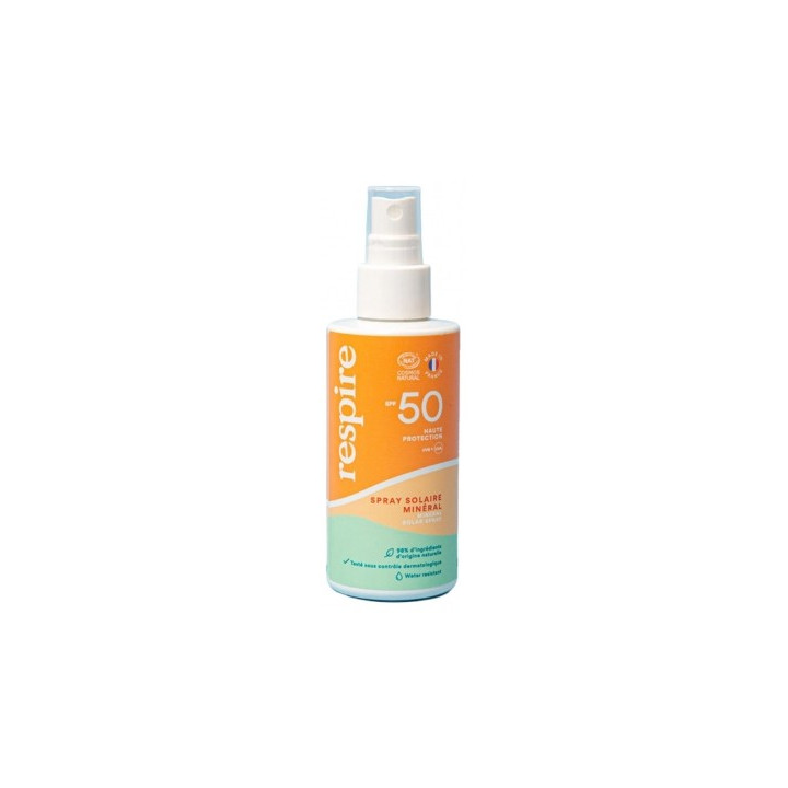 Spray Solaire Minéral SPF50 Respire