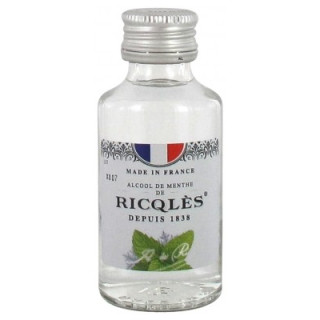 Alcool de Menthe Poivrée Ricqlès 50 ml