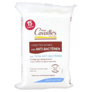 Lingettes intimes Rogé Cavaillès anti-bactérien