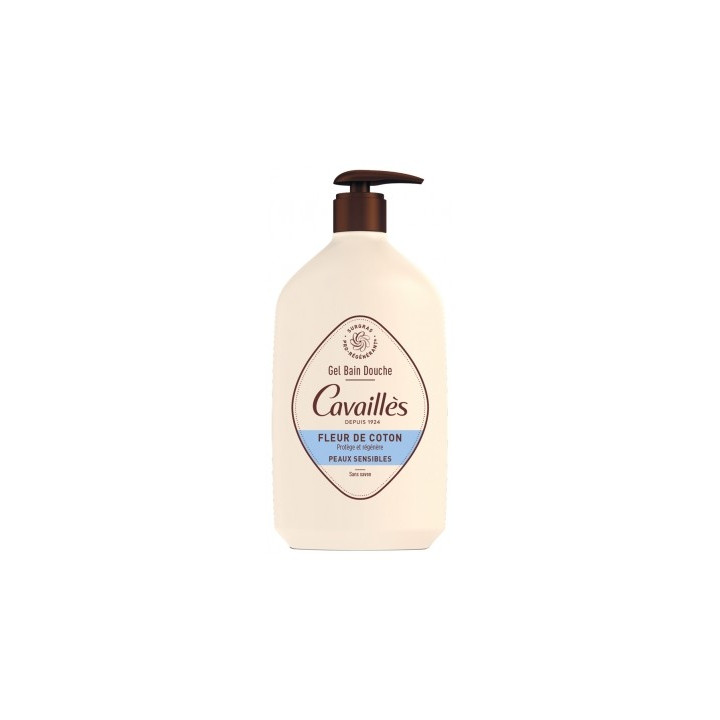 Gel Bain Douche Rogé Cavaillès Fleur de Coton 1L