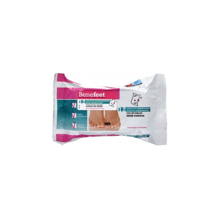 Lingettes rafraîchissantes BioGenya Benefeet pour pieds