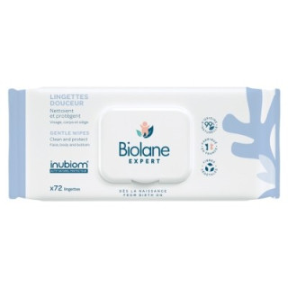 Lingettes douceur Biolane Expert 72