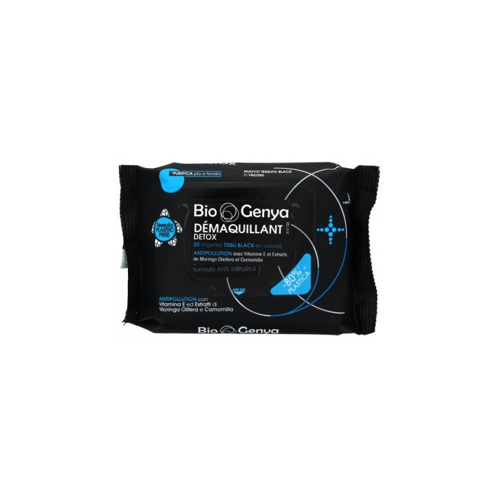 BioGenya, lingettes démaquillantes détox
