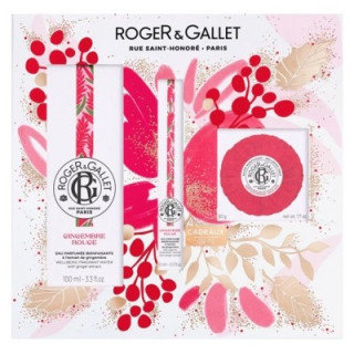 Coffret Roger & Gallet Gingembre Rouge Trio Parfumé
