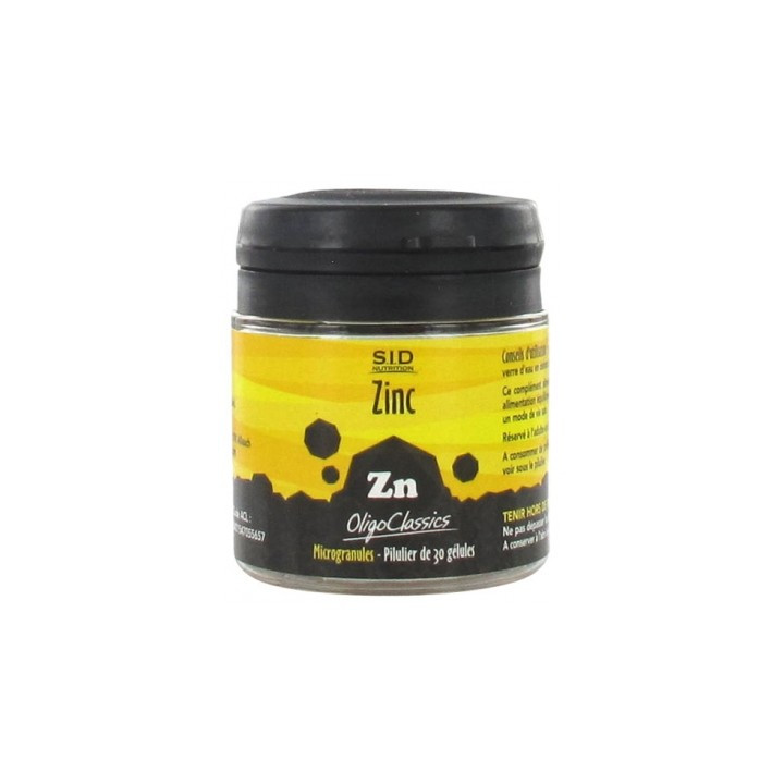 Complément alimentaire zinc pour peau, cheveux et ongles