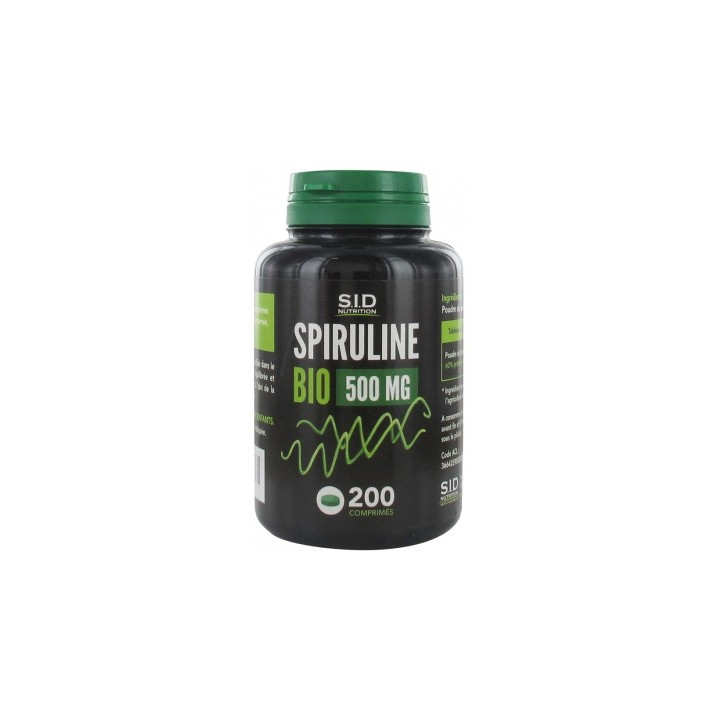 Spiruline Bio 500 mg - Complément Alimentaire
