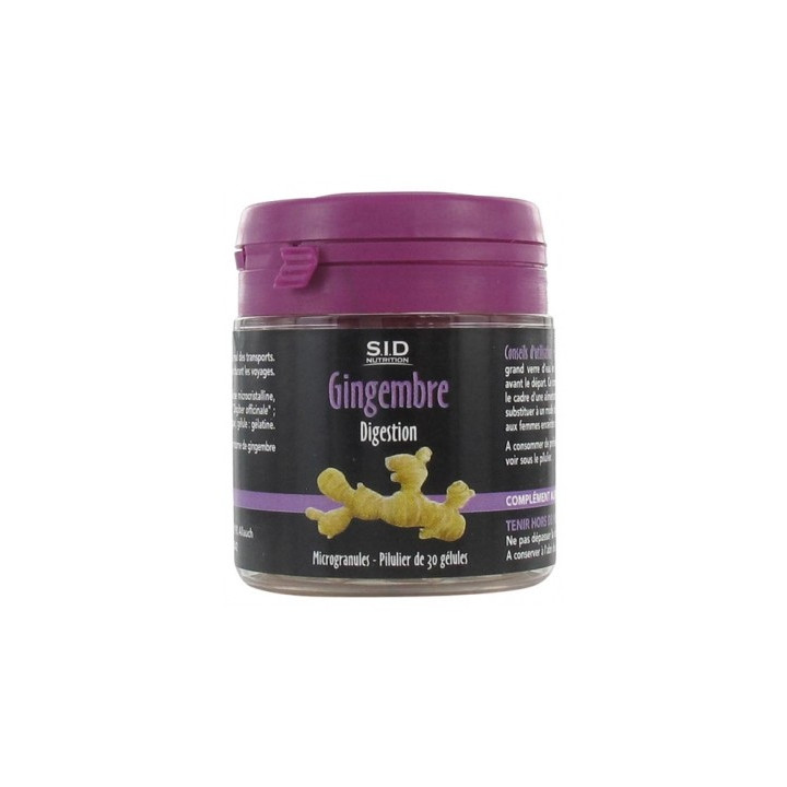 Gingembre pour digestion - S.I.D Nutrition