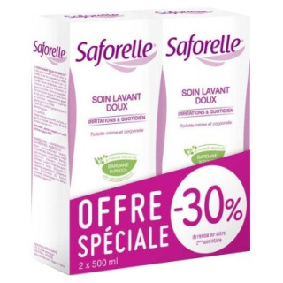 Soin Lavant Doux Saforelle pour l'hygiène intime