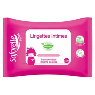 Lingettes intimes Saforelle Miss pour petites filles
