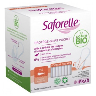 Protège-slips Saforelle 24 Coton Protect Pocket